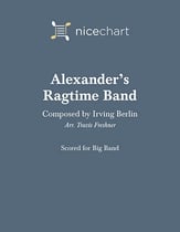 Alexander's Ragtime Band Jazz Ensemble sheet music cover